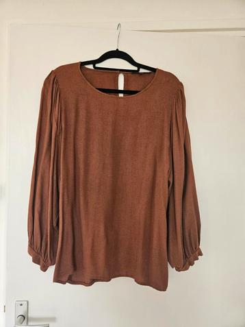 La Fee Maraboutee Bruine Blouse Maat 38 beschikbaar voor biedingen