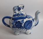 Vintage handgeschilderde olifanten theepot, Antiek en Kunst, Antiek | Porselein, Ophalen of Verzenden