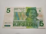 Vondel (2) 5 gulden MISDRUK, Los biljet, 5 gulden, Ophalen