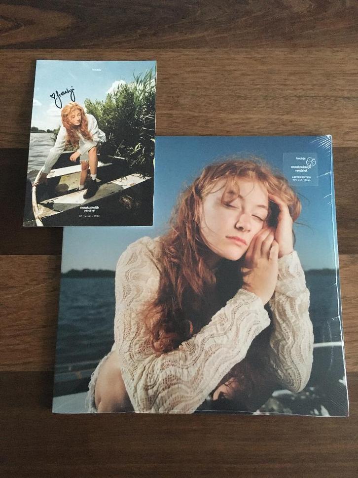 Vinyl LP Froukje Noodzakelijk Verdriet WIT GESIGNEERD NIEUW, Cd's en Dvd's, Vinyl | Nederlandstalig, Nieuw in verpakking, Pop