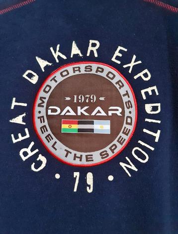 Parijs Dakar fleece vest Dakar Rallywear 1979 blauw maat L 
 beschikbaar voor biedingen