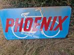 Phoenix rijwielen fiets emaille reclamebord langcat Bussum, Verzamelen, Merken en Reclamevoorwerpen, Ophalen of Verzenden, Gebruikt