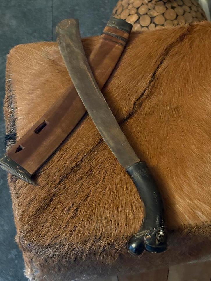 oude Golok kapmes Sumatra Indonesië ( begin 20e eeuw), Antiek en Kunst, Antiek | Overige Antiek, Ophalen of Verzenden