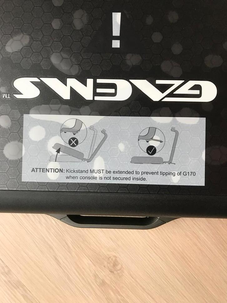 GAEMS G170 Draagbare Gaming Koffer, Audio, Tv en Foto, Fotografie | Fototassen, Gebruikt, Overige typen, Overige merken, Ophalen of Verzenden