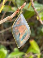 Labradoriet Hanger met Goudkleurige Rand, Ophalen of Verzenden, Nieuw