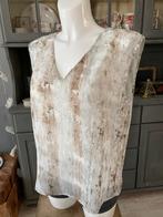Leuke top van Donna maat 38, Maat 38/40 (M), Douwenmaat 8-3 Meppel, Info@again.nu, Beige