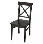 Ikea eetkamerstoel 6 stuks, Zwart, Ophalen of Verzenden, Zo goed als nieuw, Vijf, Zes of meer stoelen