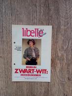Uitgave Libelle nr. 6 - 1986 - Breien in zwart-wit, Ophalen, Gebruikt, Breien, Patroon of Boek