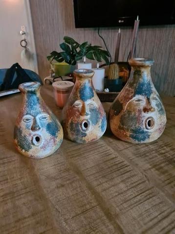 3 vintage Mexicaanse vazen. beschikbaar voor biedingen