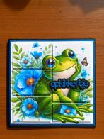 Kaart opkikkertje kikker bloemen 960 = 1,75, Hobby en Vrije tijd, Kaarten | Zelfgemaakt, Ophalen of Verzenden, Zo goed als nieuw