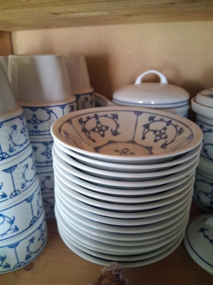 Puddingschaaltjes  blau saks saksisch  blauw, Huis en Inrichting, Keuken | Servies, Nieuw, Overige stijlen, Porselein, Ophalen
