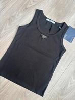 Zwarte top Prada logo S M L, Kleding | Dames, Tops, Zwart, Nieuw, Ophalen of Verzenden, Maat 36 (S)