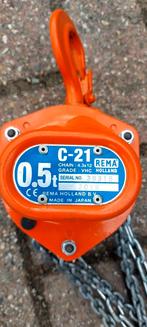 Rema ketting takel 500kg, Ophalen