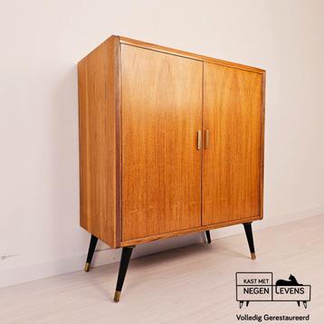 Vintage televisiekast | AA Patijn | audiomeubel 1950s