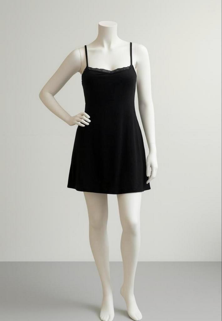 Nachtjapon met Kant nightdress pijama Maat M (38), Kleding | Dames, Pyjama's, Nieuw, Maat 38/40 (M), Ophalen of Verzenden