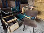 GRATIS 6 buisframe stoelen, Ophalen, Gebruikt, Overige kleuren, Metaal