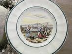 Petrus Regout Zeeland Bord ca 1870 Gemerkt, Antiek en Kunst, Antiek | Keramiek en Aardewerk, Ophalen of Verzenden