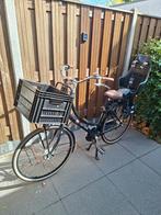 Cortina Kinderfiets met Bobike kinderstoel, Fietsen en Brommers, Fietsen | Dames | Damesfietsen, Gebruikt, Versnellingen, Minder dan 47 cm