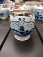 Delfts Blauw Lepelpotje rond met molen, Antiek en Kunst, Ophalen of Verzenden