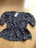 JDY Bloemen Top - Maat 36 (S) nieuw, Zwart, Nieuw, Ophalen of Verzenden, Korte mouw