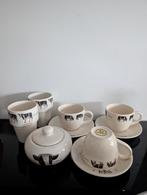 Jet Tersteege kop en schotel, beker, suikerpot koe, Huis en Inrichting, Keuken | Servies, Ophalen of Verzenden, Zo goed als nieuw