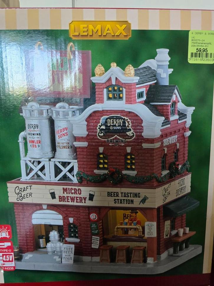 10 Lemax kersthuisjes-kerstdorp, Diversen, Kerst, Zo goed als nieuw, Ophalen