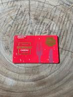 Restaurant cadeau kaart t.w.v. €120, Tickets en Kaartjes, Eén persoon, Cadeaubon