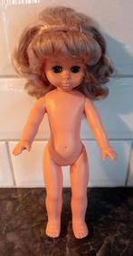 Popje 28cm vintage bewegende ogen, Verzamelen, Poppen, Ophalen, Zo goed als nieuw, Pop