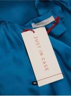 Just in Case - Prachtige satijnen Jurk maat 34 - Nieuw, Kleding | Dames, Blauw, Nieuw, Ophalen of Verzenden, Maat 34 (XS) of kleiner