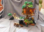Playmobil - Avontuurlijke boomhut (5557) & extra sets, Ophalen of Verzenden, Zo goed als nieuw, Complete set