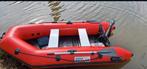Nette rubberboot met sterke elektrische motor, Watersport en Boten, Ophalen, Zo goed als nieuw