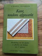 Kant Rondom afgewerkt kantklossen, Hobby en Vrije tijd, Kantklossen, Ophalen of Verzenden, Zo goed als nieuw, Boek of Tijdschrift