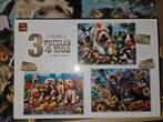 3x 1000 stukjes puzzel king cute animals, Ophalen of Verzenden, Zo goed als nieuw