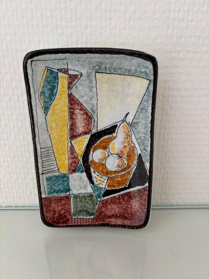 Vintage Italiaans Keramiek Schaal, Antiek en Kunst, Antiek | Wandborden en Tegels, Ophalen of Verzenden