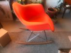 Schommelstoel oranje, Ophalen, Gebruikt, Metaal, 50 tot 75 cm