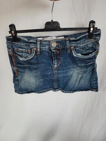 Stoere spijker minirok W27 merk Take Two, Kleding | Dames, Rokken, Zo goed als nieuw, Maat 34 (XS) of kleiner, Blauw, Boven de knie