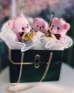 Cadeau met beren en snoepjes, Ophalen of Verzenden, Nieuw, Stoffen beer, Overige merken