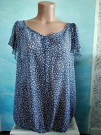 Blauwe polkadot top maat 42 Yessica, Blauw, Yessica, Maat 42/44 (L), Nieuw
