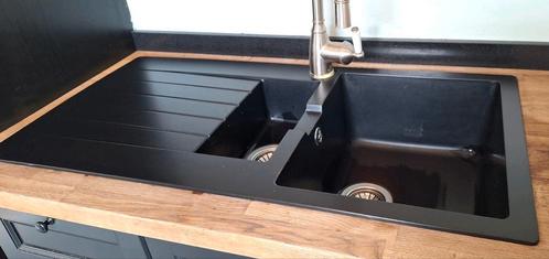 SINKSJÖN spoelbak – 1½ bak met afdruipvlak, Huis en Inrichting, Keuken | Keukenelementen, Gebruikt, Minder dan 100 cm, 50 tot 100 cm