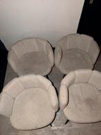 Set van 4 Boucle Eetkamerstoelen, Ophalen, Gebruikt, Wit, Vier