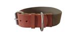 ANIMAL BOULEVARD Halsband Nek 51-59 cm Cognac-Groen -35%!!!, Ophalen of Verzenden, Handgemaakt, Nieuw