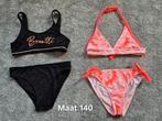 2 x bikini maat 140, Bikiniset, Meisje, Ophalen of Verzenden, Zo goed als nieuw
