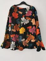 Blouse met bloemenprint mt. L, Verzenden, Zo goed als nieuw, Maat 42/44 (L), Overige kleuren