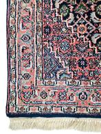 Handgeknoopt Perzisch wol Bidjar tapijt medallion 88x148cm, Persian Perzisch vintage oosters hype, Crème, 100 tot 150 cm, Zo goed als nieuw