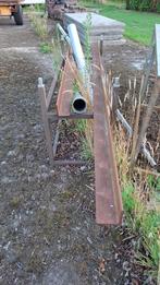 Hoekijzer 3,60 m . 10x10. 2,50 m 10x10, Doe-het-zelf en Verbouw, Ophalen, Gebruikt, IJzer