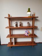 Vintage retro stokkenkast, Huis en Inrichting, Kasten | Wandmeubels, Ophalen, Gebruikt, 25 tot 50 cm, Minder dan 150 cm