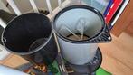 Inbouw Afvalemmer 15L RVS - Lid-Liftsysteem, Ophalen