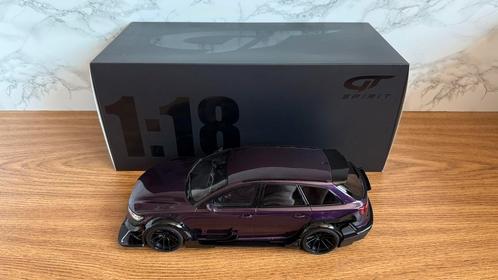 GT-Spirit GT Spirit GT864 Audi RS6 Avant C7 Paars 1:18 1/18, Hobby en Vrije tijd, Modelauto's | 1:18, Zo goed als nieuw, Auto