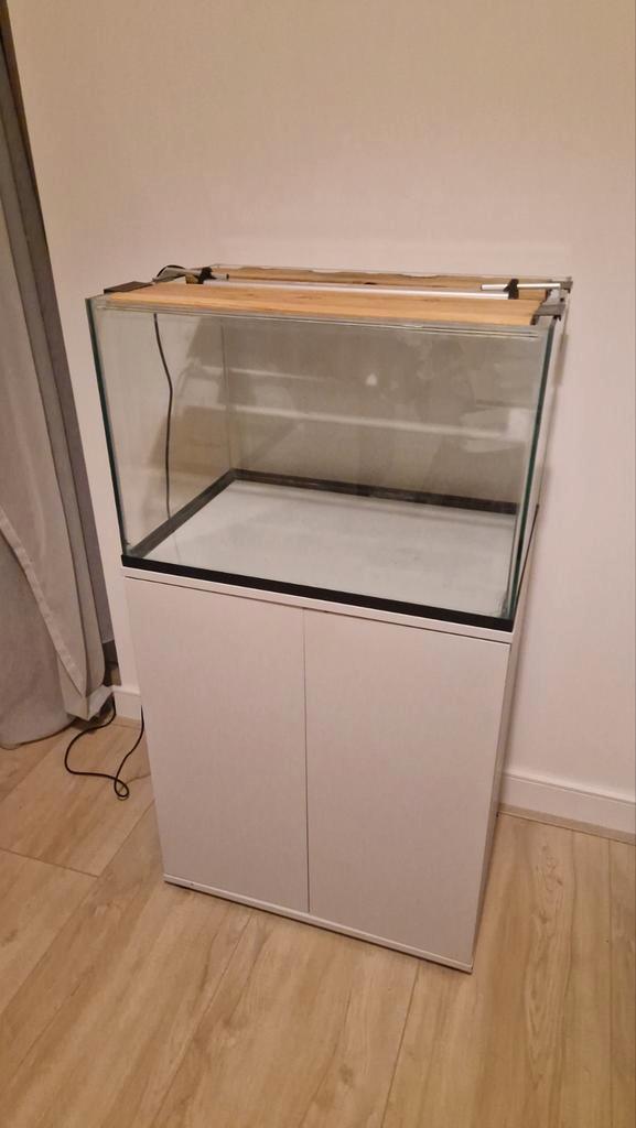 Volledige aquarium set 60x40x40, Dieren en Toebehoren, Vissen | Aquaria en Toebehoren, Gevuld zoetwateraquarium, Ophalen