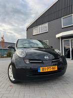 Nissan Micra 1.2 59KW 3DR 2004 Zwart APK 19-11-2026, Voorwielaandrijving, Stof, Zwart, 4 cilinders